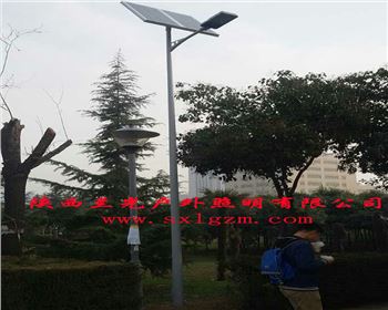 太陽能路燈-陜西省西安市政法大學路燈照明工程